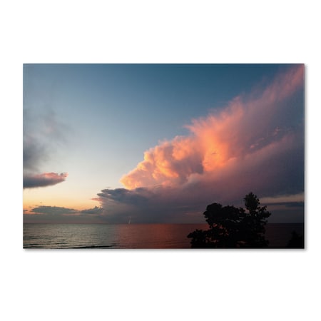 Kurt Shaffer 'Summer Sunset Storm' Canvas Art,12x19
